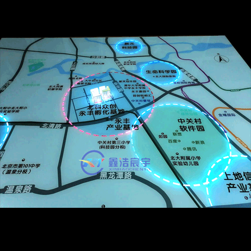 壁挂式區域沙盤