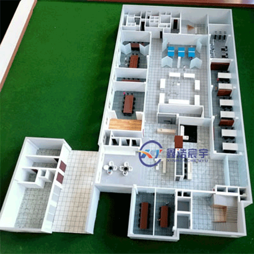 建築沙盤---辦公樓剖面布局展示