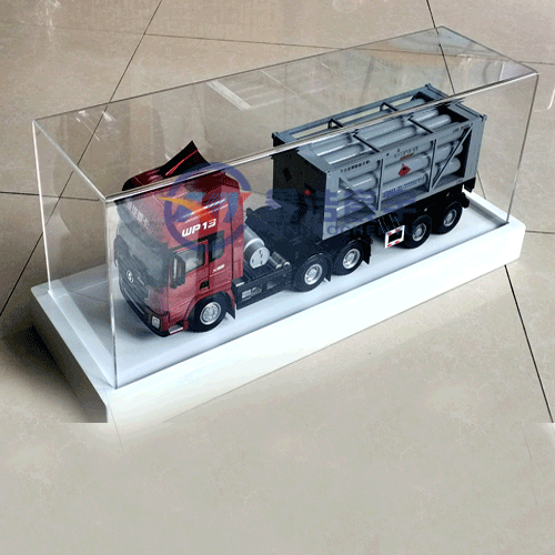 1:24工業氣體矽烷運輸車模型